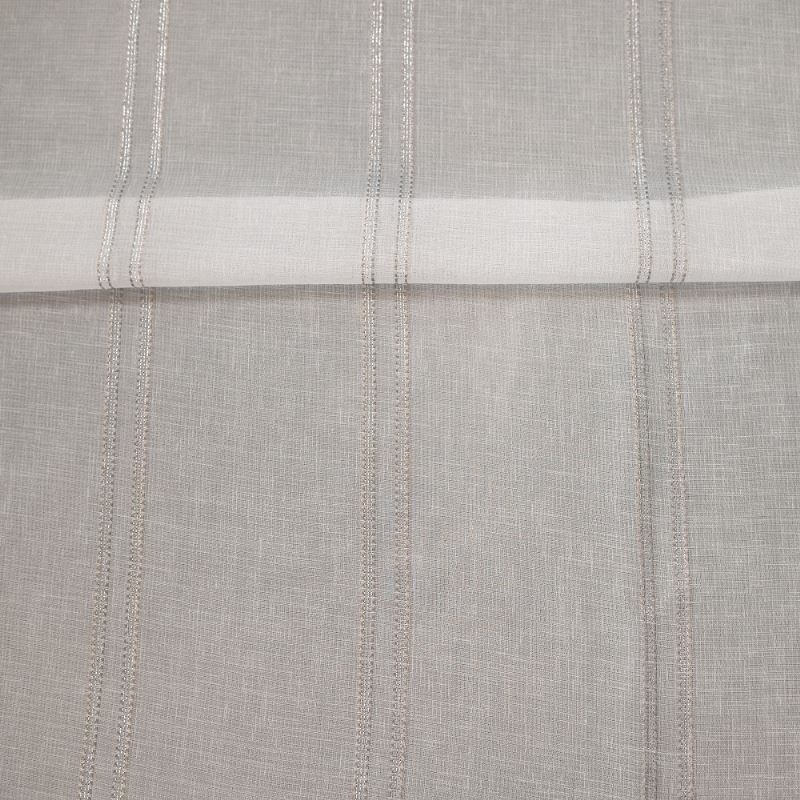 Tissu Etamine Rayée Fabio Naturel 