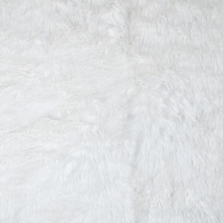 Tissu Fausse Fourrure Banquise Blanc