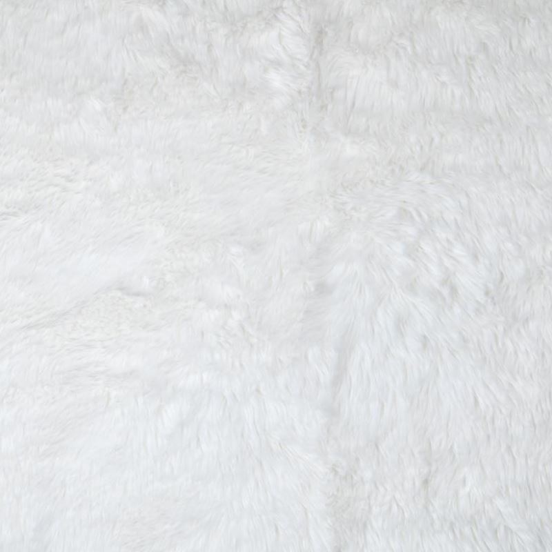 Tissu Fausse Fourrure Banquise Blanc