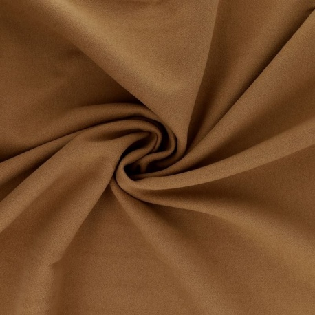 Tissu Caban Uni Camel