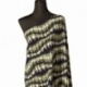 Tissu Viscose Imprimée Vert Rayé
