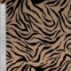 Tissu Viscose Imprimée Noir Zèbre