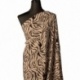 Tissu Viscose Imprimée Noir Zèbre