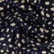 Tissu Viscose Imprimé Marine et blanc