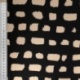 Tissu Crêpe Satin Imprimé Noir