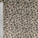Tissu Crêpe Satin Imprimé Noir Tacheté
