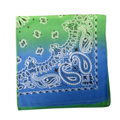 Bandana Bleu et Vert