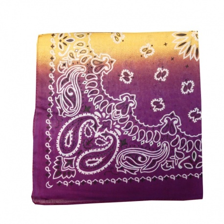 Bandana Violet Et Rouge
