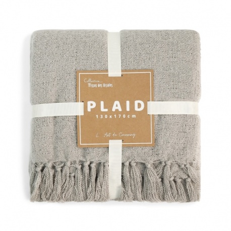 Plaid Juliette Gris 