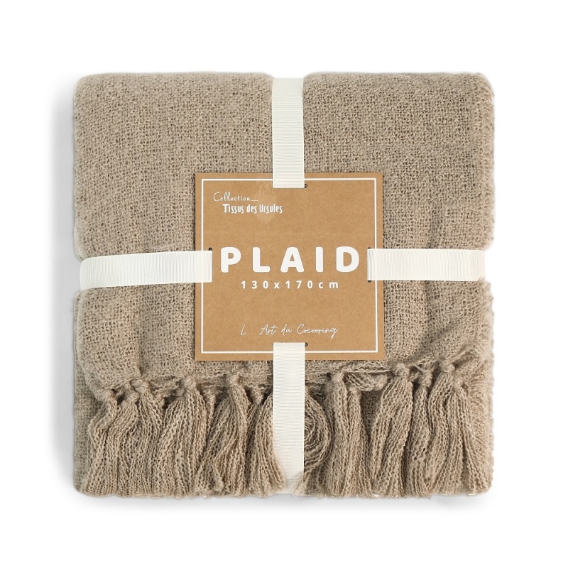 Plaid Juliette Taupe Plaid Juliette Taupe