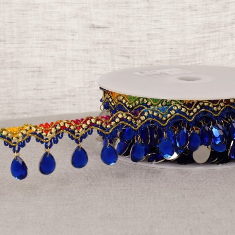 Frange perles