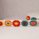 Galon crochet rosace  Blanc