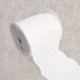 Broderie fleurs  Blanc