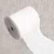 Broderie fleurs 3 rangs  Blanc