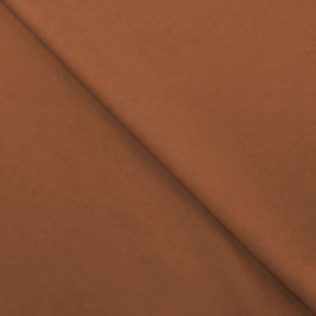 Tissu Gabardine Coton Ricardo Cognac