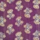 Tissu Blockprint Imprimé Tampons Mains Matelassé Double Face Moutarde Violet