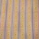Tissu Blockprint Imprimé Tampons Mains Matelassé Double Face Jaune