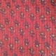 Tissu Blockprint Imprimé Tampons Mains Matelassé Double Face Rouge
