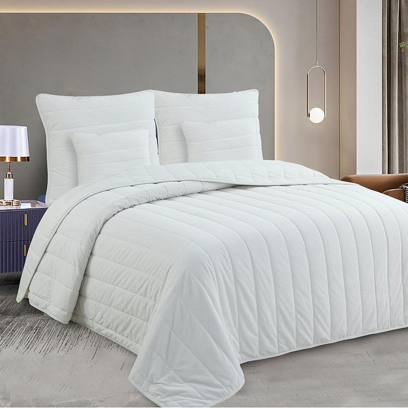 Linge de Lit Côtelé Jack Uni Ecru Linge de Lit Côtelé Jack Uni Ecru