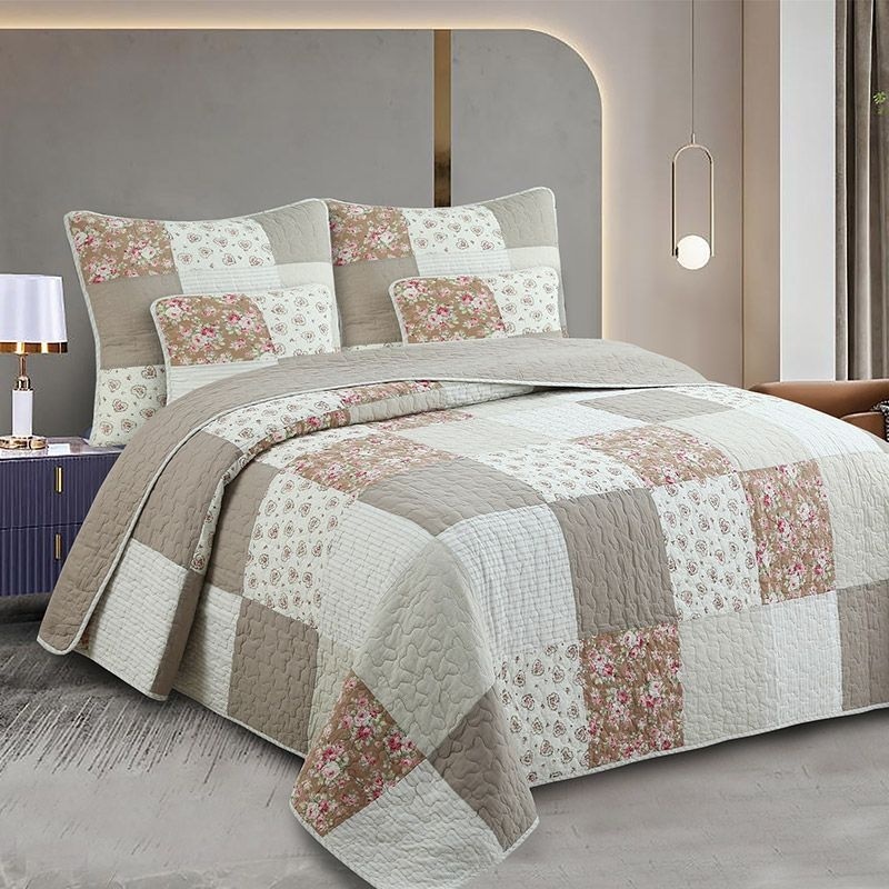 Linge de Lit Boutis Jenny  Patchwork  Linge de Lit Boutis Jenny  Patchwork