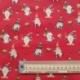 Tissu Coton Imprimé Frodon Rouge