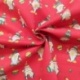 Tissu Coton Imprimé Frodon Rouge
