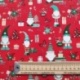 Tissu Coton Imprimé Lutin Rouge 