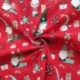 Tissu Coton Imprimé Lutin Rouge 