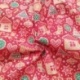 Tissu Coton Imprimé Petit Biscuit Rouge