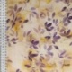Tissu Popeline de Viscose Imprimée Motif Feuille Violet