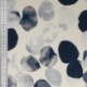Tissu Popeline de Viscose Imprimée Motif Coloris Marine