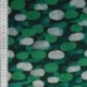 Tissu Popeline de Viscose Imprimée Motif Abstrait Vert