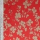 Tissu Viscose Crêpe Pommier Japonais Rouge 