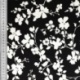 Tissu Viscose Crêpe Pommier Japonais Noir