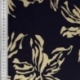 Tissu Popeline Fleurs Marine