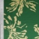 Tissu Popeline Fleurs Vert