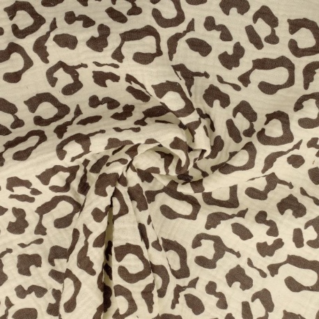 Tissu Double Gaze Empreinte