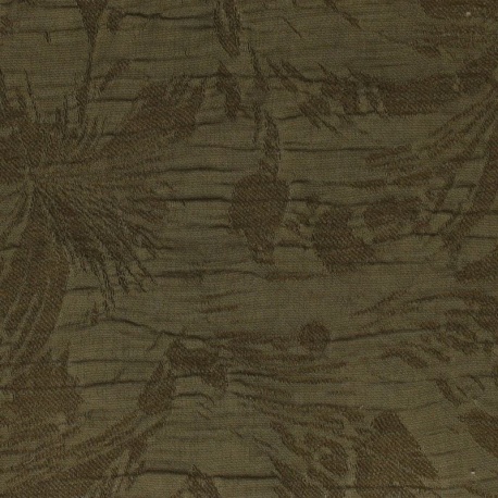 Tissu Jacquard Olive