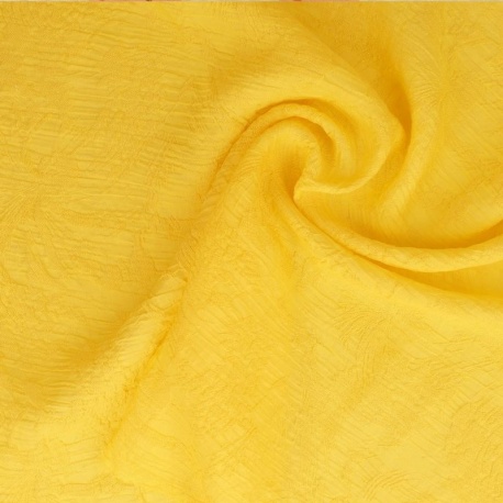Tissu Jacquard Jaune