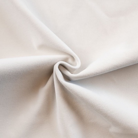 Tissu Fausse Fourrure Rase Chamois Blanc