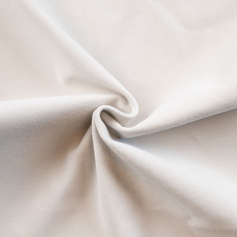 Tissu Fausse Fourrure Rase Chamois Blanc