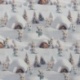 Tissu Imprimé Effet 3d Bugs Blanc