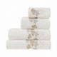 Linge de Toilette Ginkgo Brodé Blanc