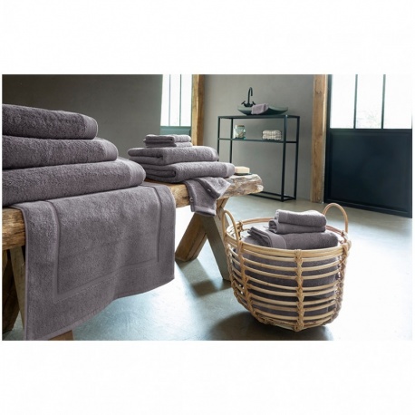 Linge de Toilette Uni Gris Perle 