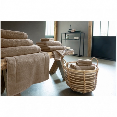 Linge de Toilette Uni Taupe