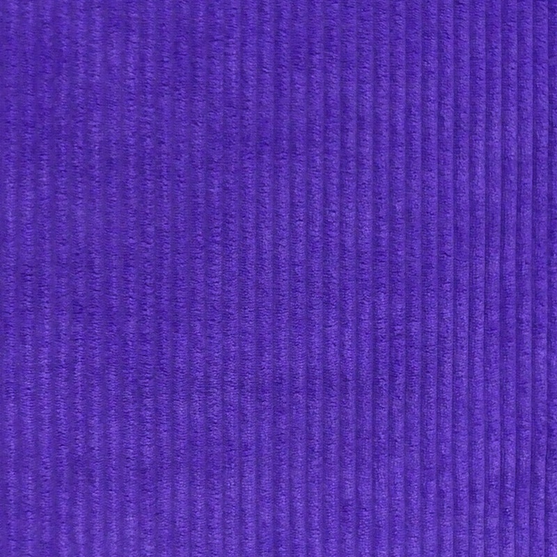Tissu Velours Côtelé Huggy Lavande