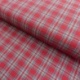 Tissu Toile Chemise Carreaux Rouge