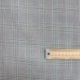 Tissu Toile Chemise Carreaux Gris