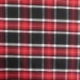 Tissu Toile Chemise Flanelle Rouge
