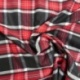 Tissu Toile Chemise Flanelle Rouge